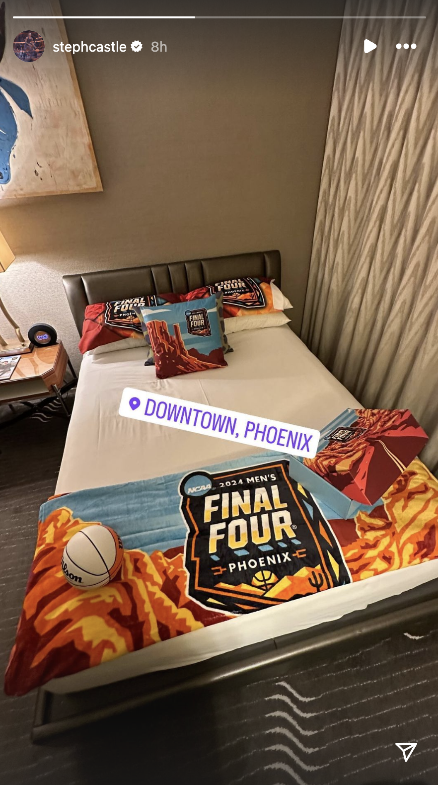 UConn Basketball Bed